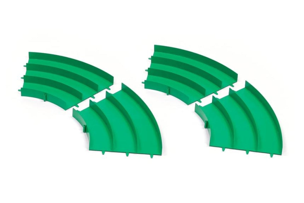 Tamiya - Jr Curve Section Set Green Sobrepedido