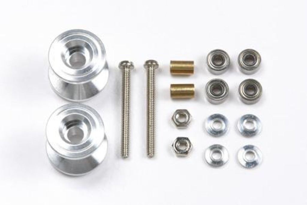 Tamiya - Jr Double Aluminum Rollers En Existencia