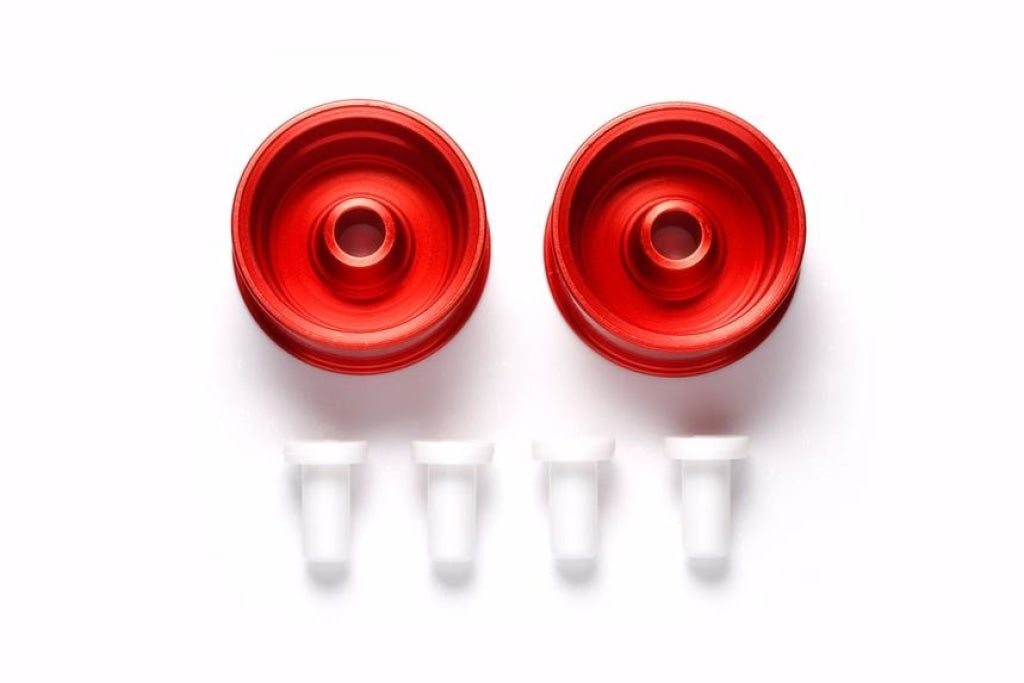 Tamiya - Jr Hg Aluminum Deep Rim Wheels Red/2Pcs En Existencia
