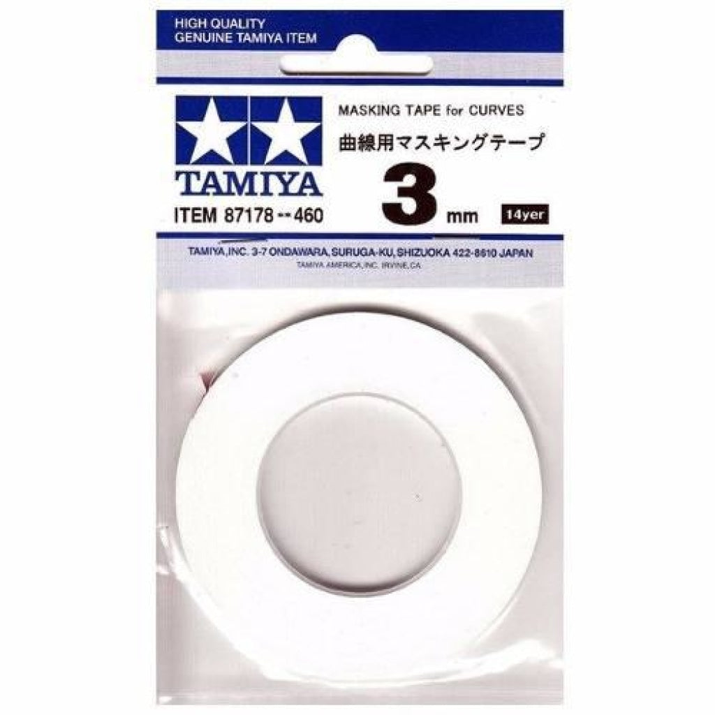 Tamiya - Masking Tape For Curves 3Mm En Existencia
