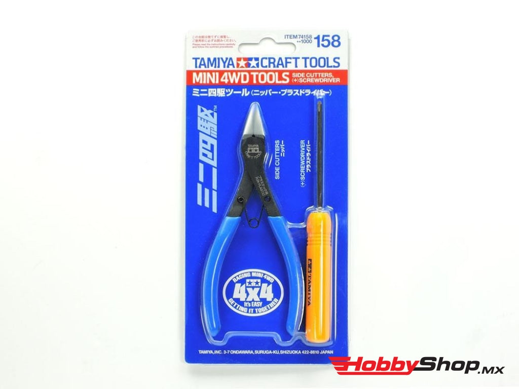 Tamiya - Mini 4Wd Tools (Side Cutters (+) Screwdriver) En Existencia