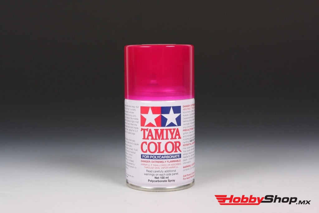 Tamiya - Ps-40 Translucent Pink Spray Paint 100Ml Can En Existencia