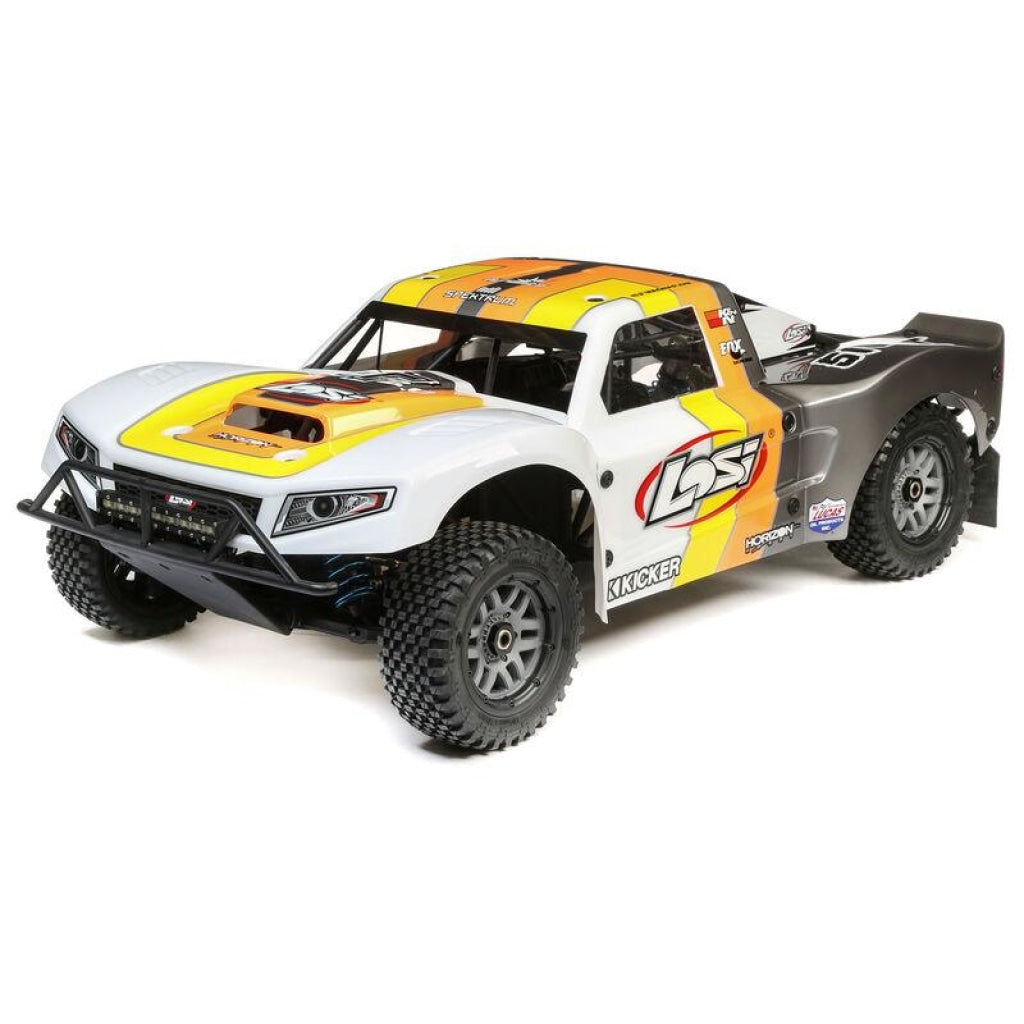 Team Losi - Camioneta De Short Course 5Ive-T 2.0 1/5 Bind-N-Drive 4Wd (Gris / Naranja Blanco) Con