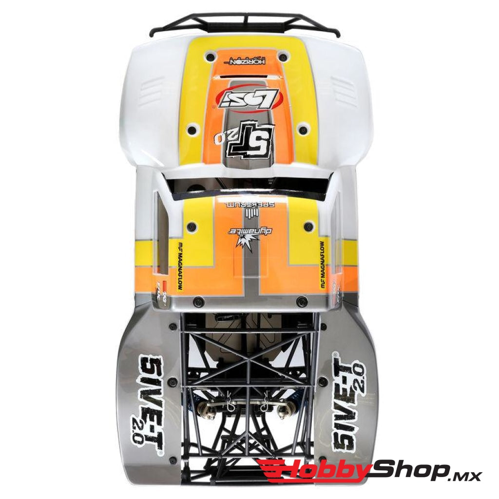 Team Losi - Camioneta De Short Course 5Ive-T 2.0 1/5 Bind-N-Drive 4Wd (Gris / Naranja Blanco) Con