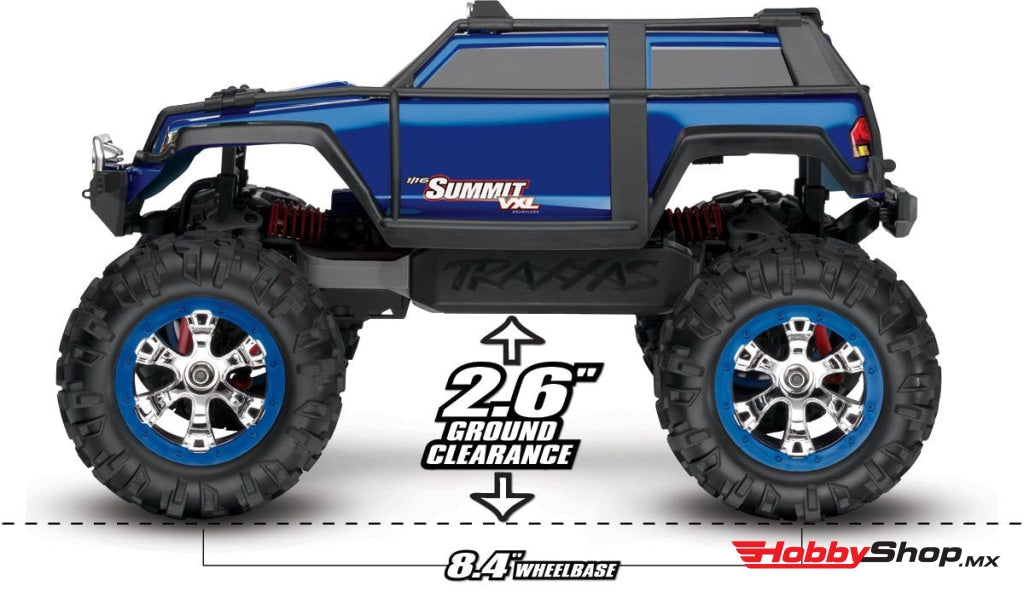 Traxxas - 1/16 Summit Style Vxl Tq 2.4G Azul Sobrepedido