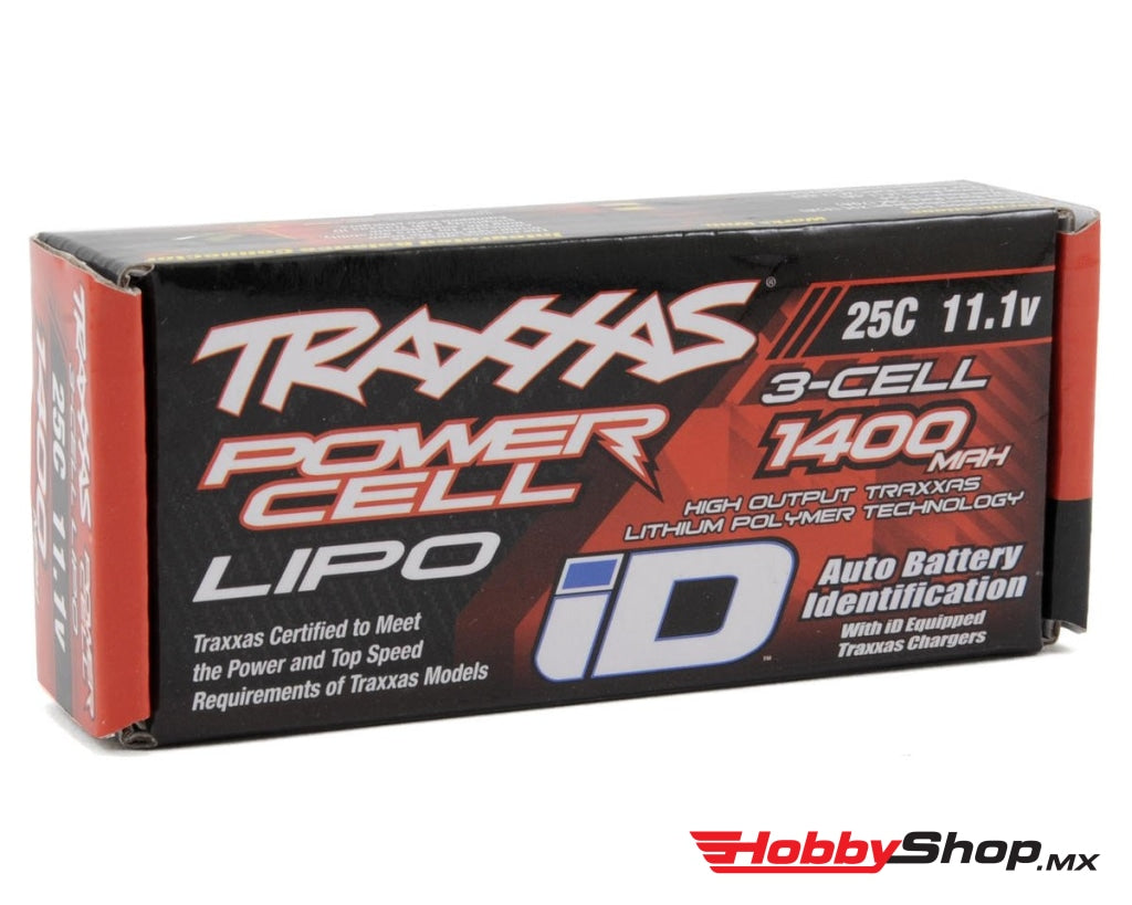 Traxxas - 3S Power Cell 25C Lipo Battery W/id Connector (11.1V/1400Mah) En Existencia