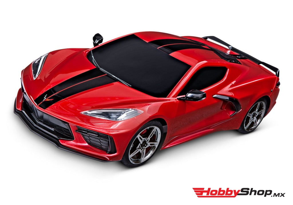 Traxxas - 4-Tec 3.0 1/10 Rtr Touring Car W/corvette Stingray Body & Tq 2.4Ghz Radio System Rojo En