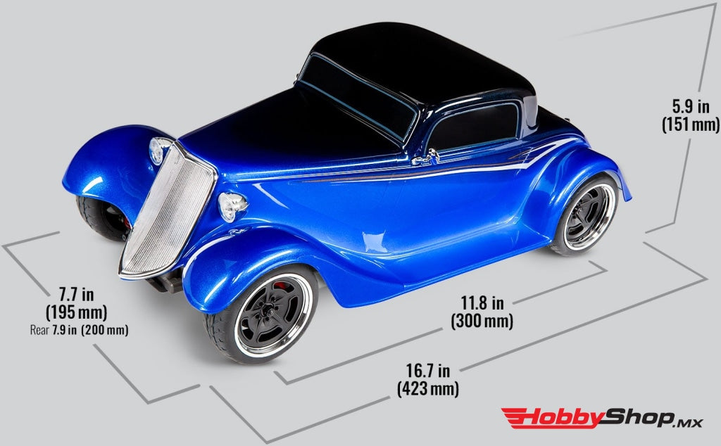 Traxxas - 4-Tec 3.0 1/10 Rtr Touring Car W/factory Five 33 Hot Rod Coupe Body & Tq 2.4Ghz Radio