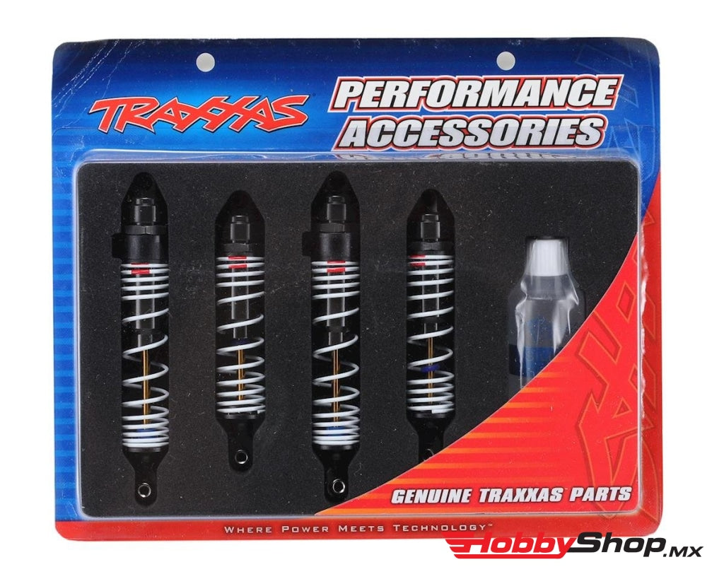 Traxxas - Amortiguadores Big Bore (Aluminio T6 Anodizado Duro Y Recubierto De Ptfe) (Ensamblados Con