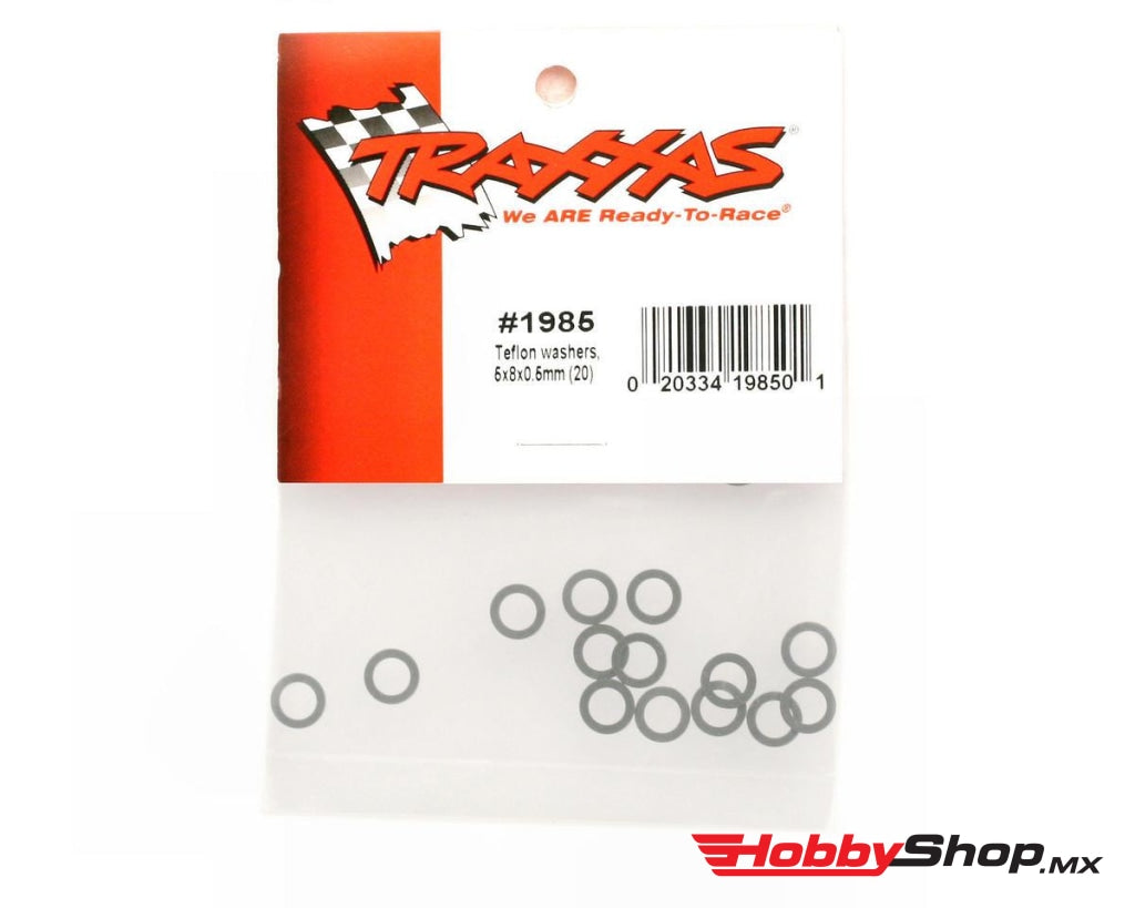 Traxxas - Arandelas Recubiertas De Ptfe 5X8X0.5 Mm (20 Piezas) (Usar Con Rodamientos Bolas) En