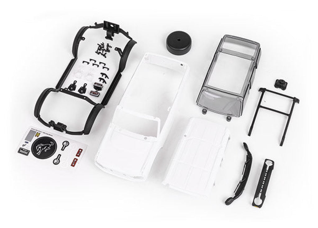 Traxxas - Body Ford Bronco Complete (Unassembled) (White Requires Painting) (Includes Grille Side