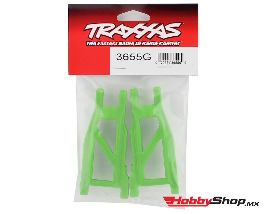 Traxxas - Brazos De Suspensión Verde Delanteros O Traseros (Izquierdo Y Derecho) Reforzado (2