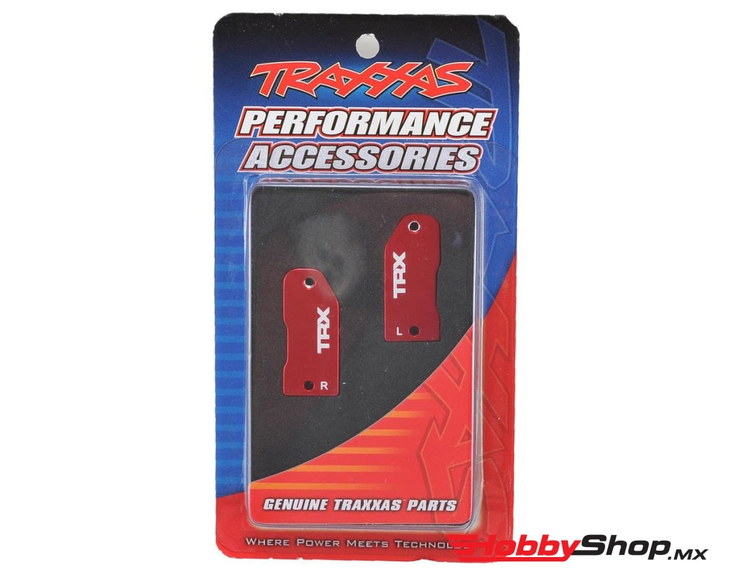 Traxxas - Caster Blocks 30-Degree Red-Anodized 6061-T6 Aluminum (Left & Right) / Suspension Screw