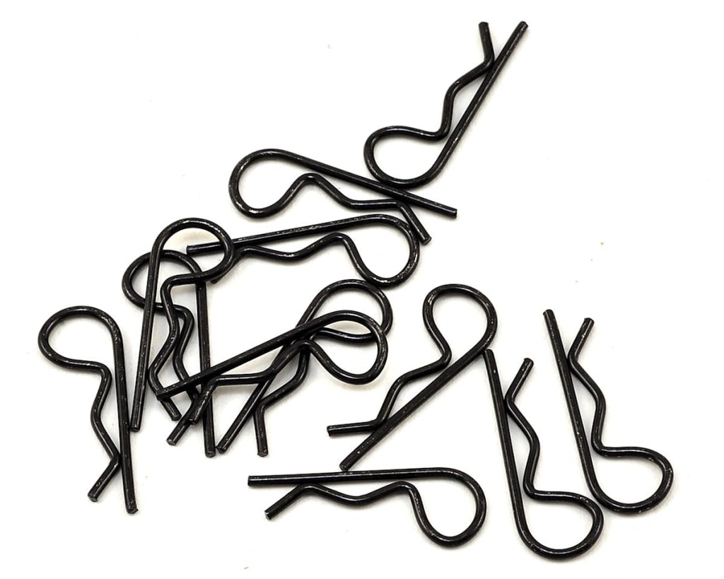 Traxxas - Clips Para La Carrocería Negros (12) (Tamaño Estándar) En Existencia
