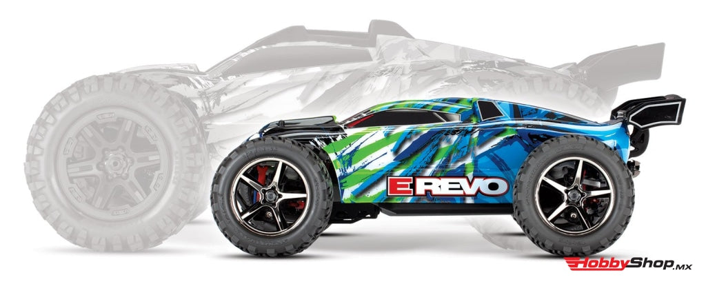 Traxxas - E-Revo 1/16 4Wd Brushed Rtr Truck Verde Sobrepedido