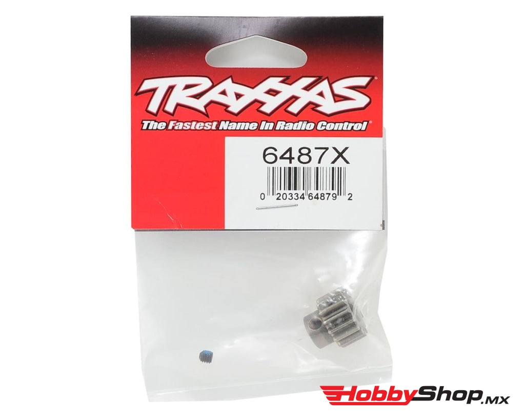 Traxxas - Engranaje Piñón De 15 T (Paso Métrico 1.0) (Se Ajusta Al Eje 5 Mm) / Tornillo Fijación