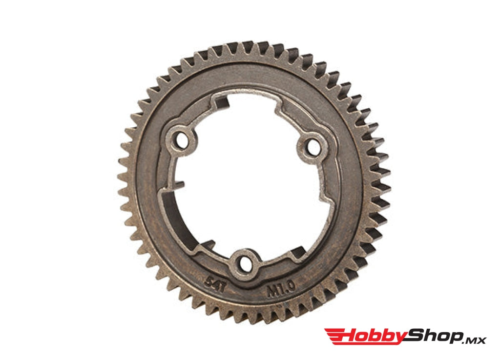 Traxxas - Engranaje Recto 54 Dientes Acero (Paso Métrico 1.0) En Existencia
