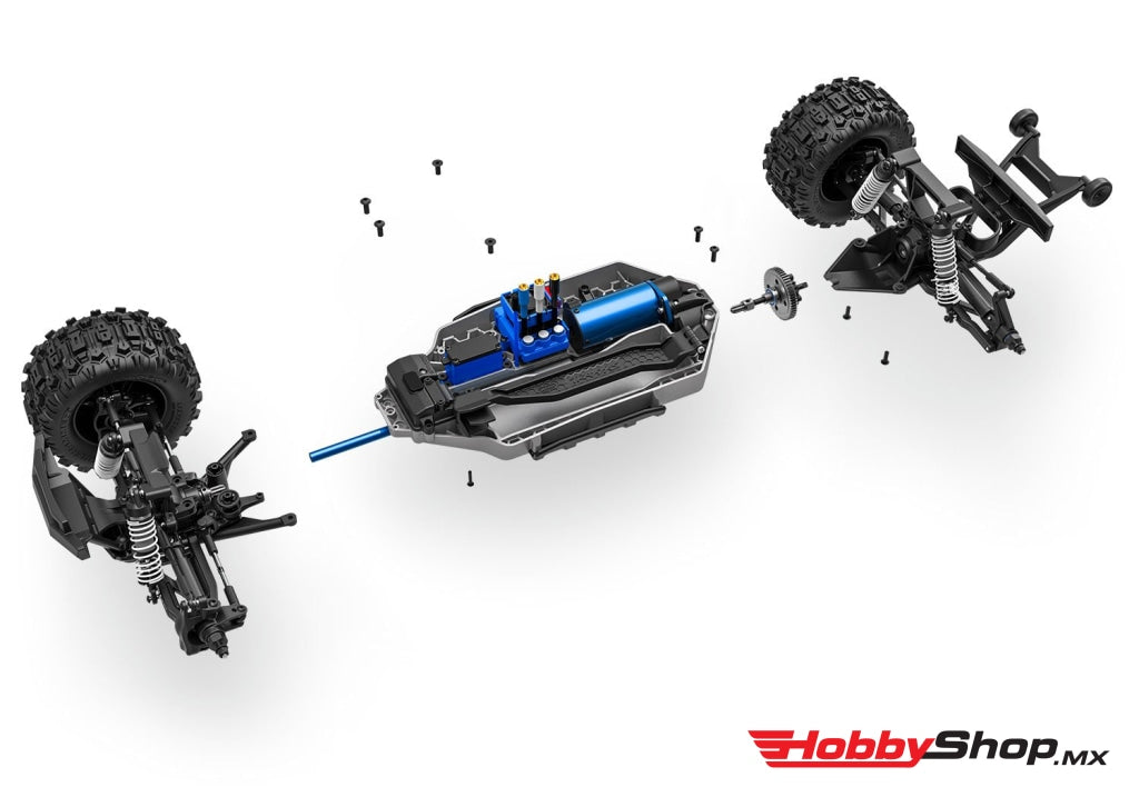 Traxxas - Hoss 4X4 Vxl 3S 4Wd Brushless Rtr Monster Truck W/tqi 2.4Ghz Radio Tsm & Self-Righting