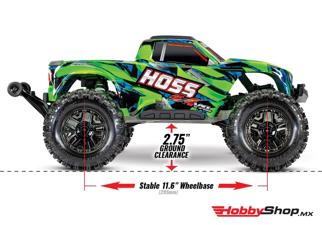 Traxxas - Hoss 4X4 Vxl 3S 4Wd Brushless Rtr Monster Truck W/tqi 2.4Ghz Radio Tsm & Self-Righting