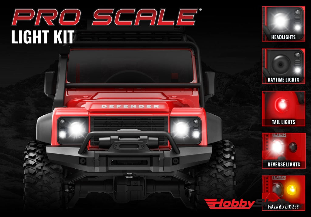 Traxxas - Juego Completo De Luces Led Delanteras Y Traseras Trx-4M Defender En Existencia