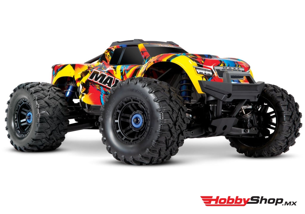 Traxxas - Maxx 1/10 Brushless Rtr 4Wd Monster Truck Solar Flare En Existencia