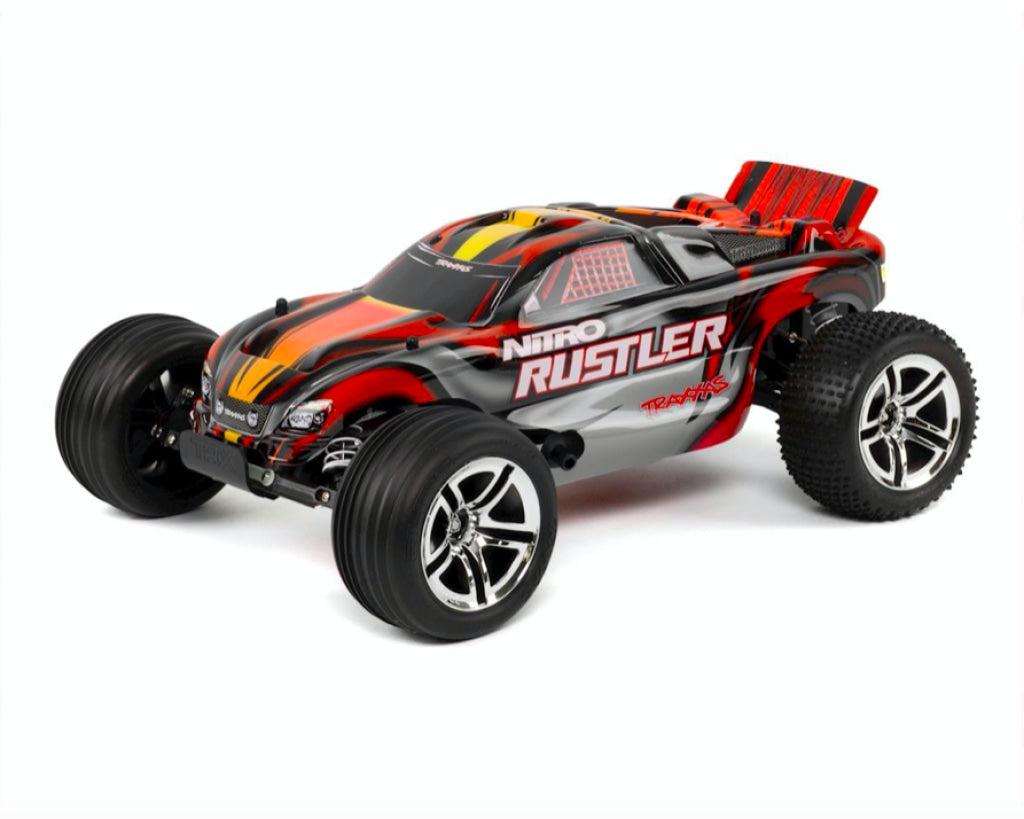 Traxxas - Nitro Rustler 1/10 Rtr Stadium Truck Rojo Sobrepedido