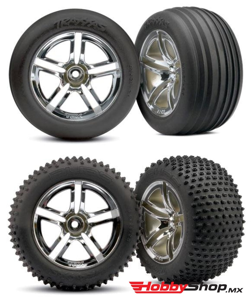 Traxxas - Nitro Rustler 1/10 Rtr Stadium Truck Rojo-Plateado Sobrepedido