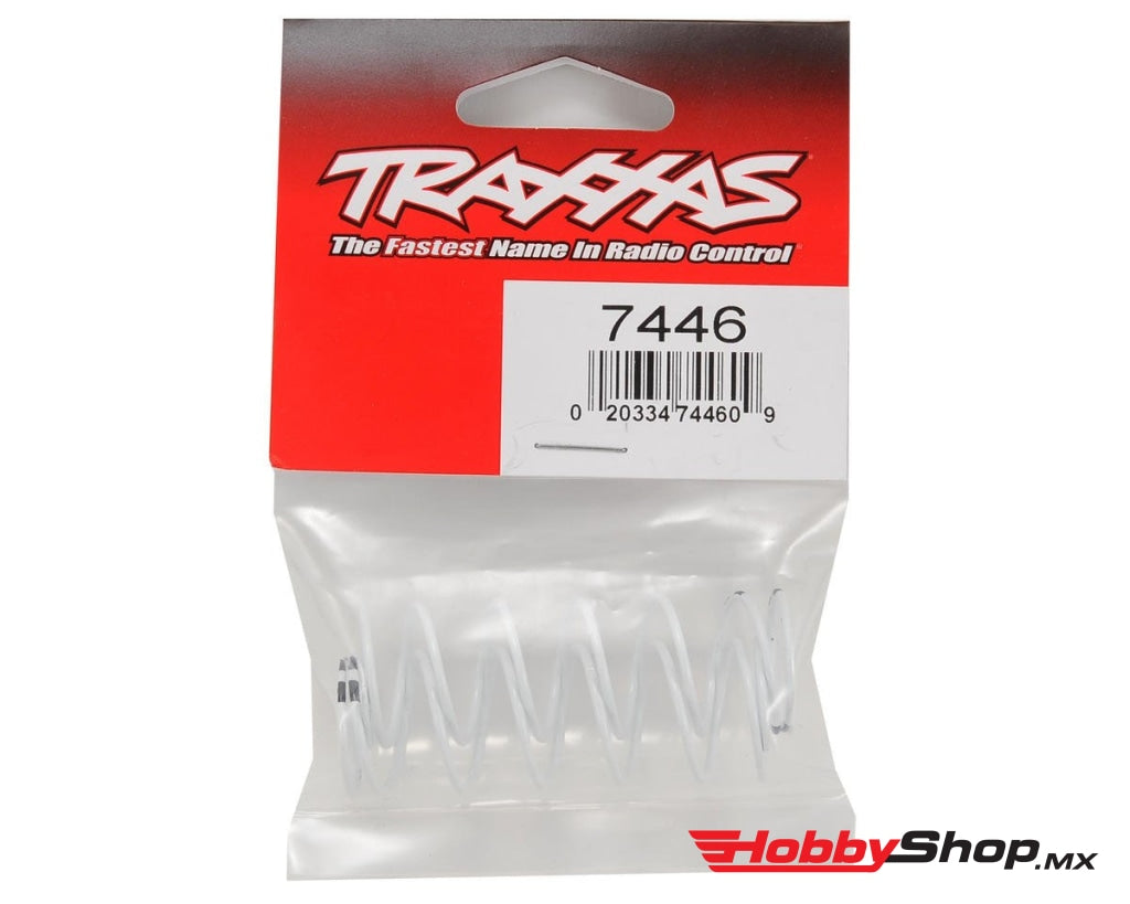 Traxxas - Resorte Amortiguador Blanco (Gtr Xx-Long) (0.874 Rate Black) (1 Par) En Existencia