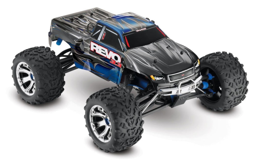 Traxxas - Revo 3.3 4Wd Rtr Nitro Monster Truck W/tqi Azul En Existencia