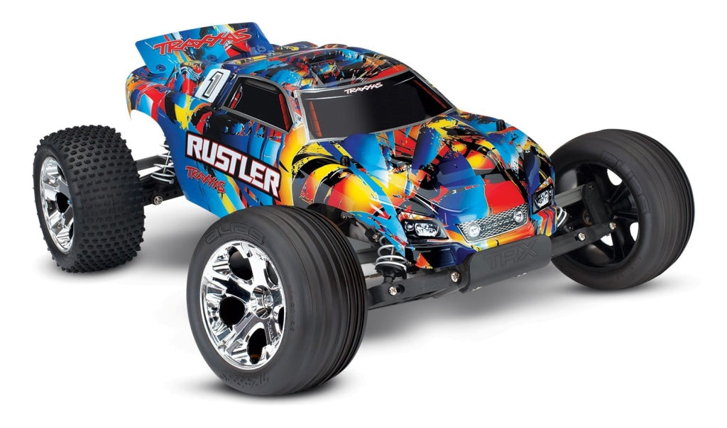 Traxxas - Rustler 1/10 Rtr 2Wd Electric Stadium Truck Rock N Roll Sobrepedido