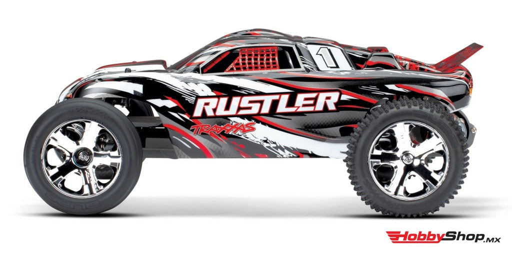 Traxxas - Rustler 1/10 Rtr Stadium Truck Rojo Sobrepedido