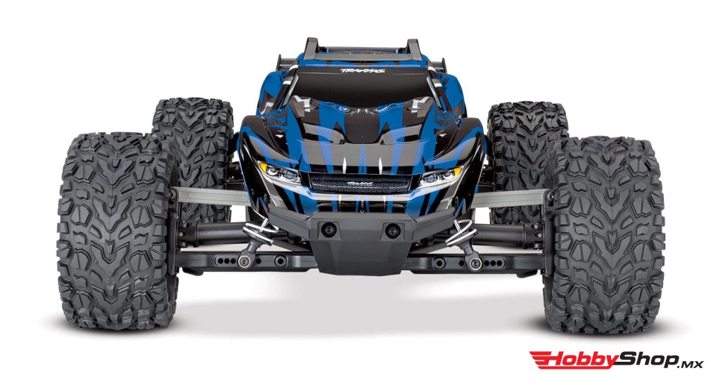 Traxxas - Rustler 4X4 1/10 4Wd Rtr Stadium Truck Azul Sobrepedido
