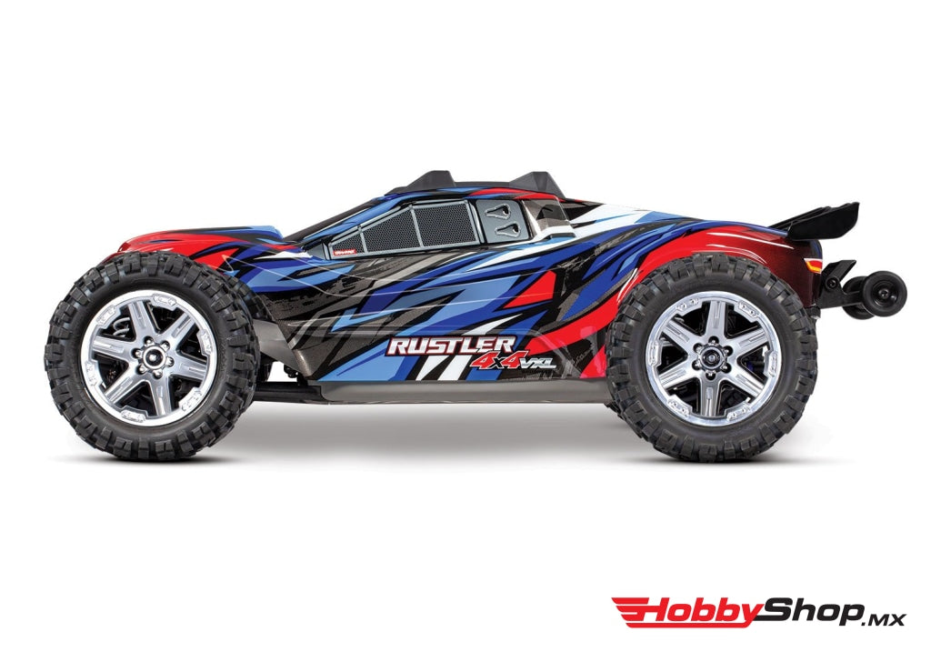 Traxxas - Rustler 4X4 Vxl Brushless Rtr 1/10 4Wd Stadium Truck Azul En Existencia