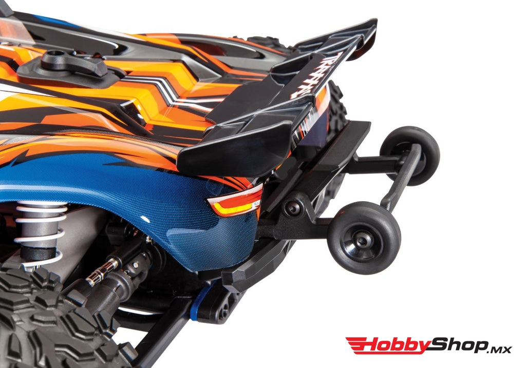 Traxxas - Rustler 4X4 Vxl Brushless Rtr 1/10 4Wd Stadium Truck Naranja En Existencia