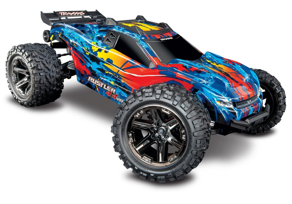 Traxxas - Rustler 4X4 Vxl Brushless Rtr 1/10 4Wd Stadium Truck Rojo Sobrepedido