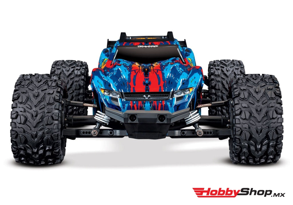 Traxxas - Rustler 4X4 Vxl Brushless Rtr 1/10 4Wd Stadium Truck Rojo Sobrepedido