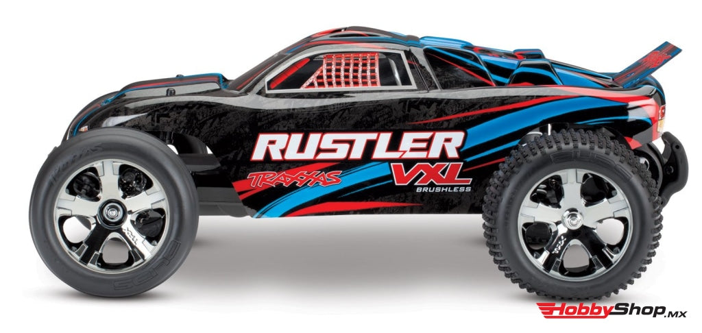 Traxxas - Rustler Vxl Brushless 1/10 Rtr Stadium Truck Rojo Sobrepedido