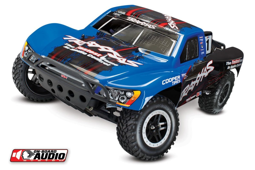 Traxxas - Slash 1/10 Rtr Short Course Truck W/on Board Audio Xl-5 Azul Sobrepedido