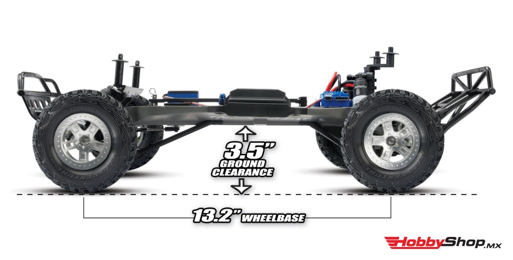 Traxxas - Slash 1/10 Rtr Electric 2Wd Short Course Truck Azul En Existencia