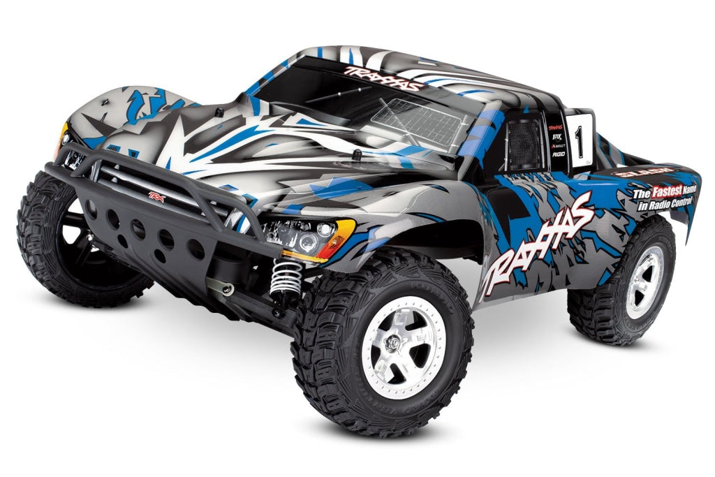 Traxxas - Slash 1/10 Rtr Electric 2Wd Short Course Truck Azul En Existencia