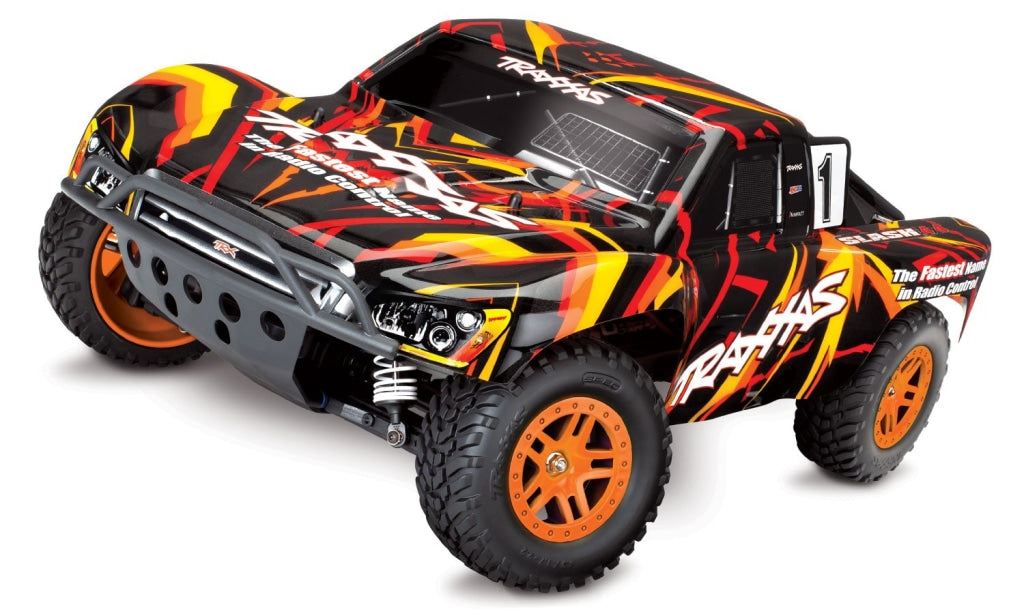 Traxxas - Slash 4X4 Rtr 4Wd Brushed Short Course Truck Naranja Sobrepedido