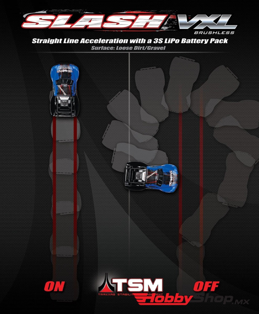 Traxxas - Slash Vxl 1/10 Rtr 2Wd Short Course Truck Azul Sobrepedido