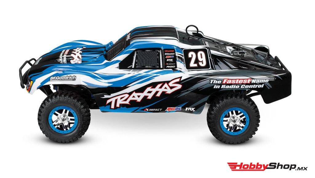 Traxxas - Slayer Pro 4Wd Rtr Nitro Short Course Truck Azul Sobrepedido