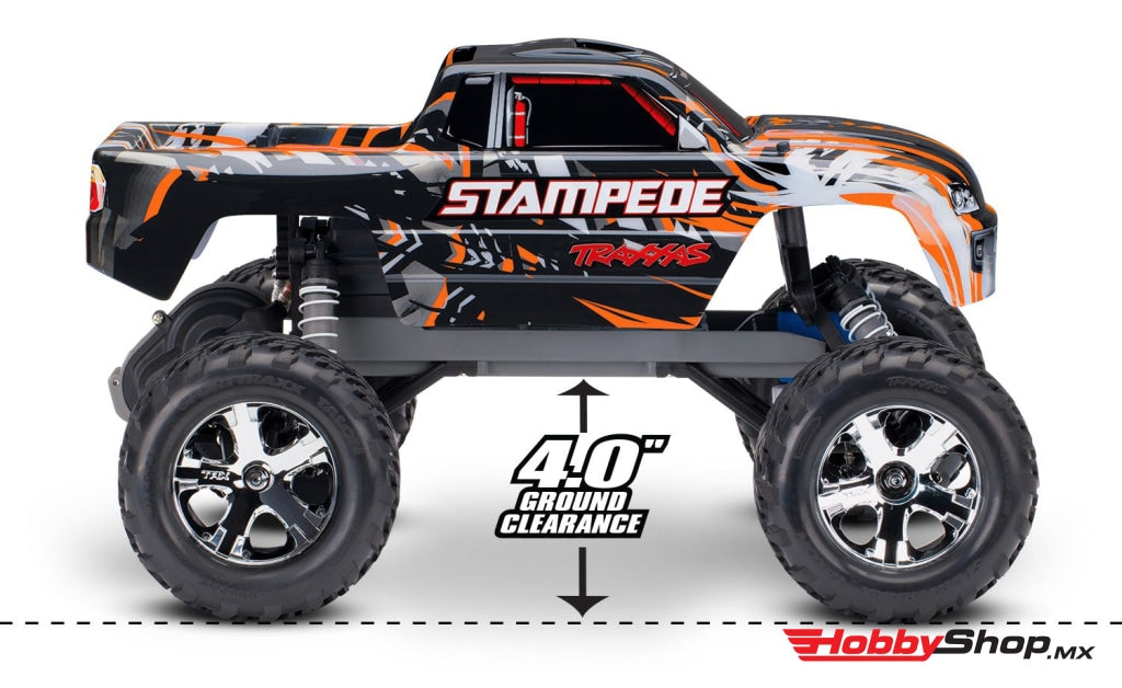 Traxxas - Stampede 1/10 Rtr Monster Truck Naranja En Existencia