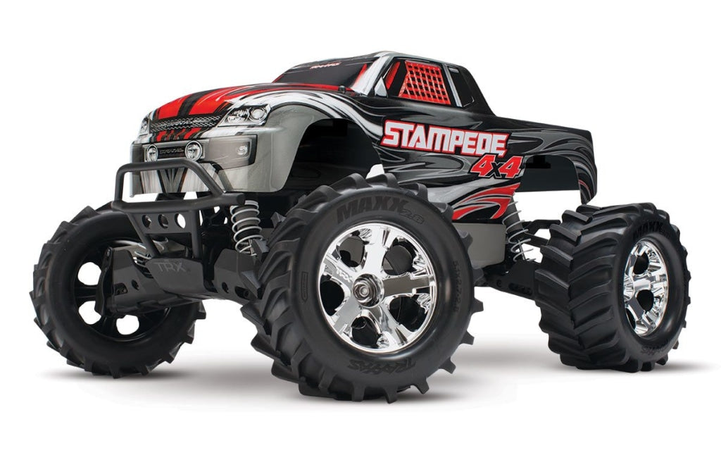 Traxxas - Stampede 4X4 Lcg 1/10 Rtr Monster Truck Plata Sobrepedido