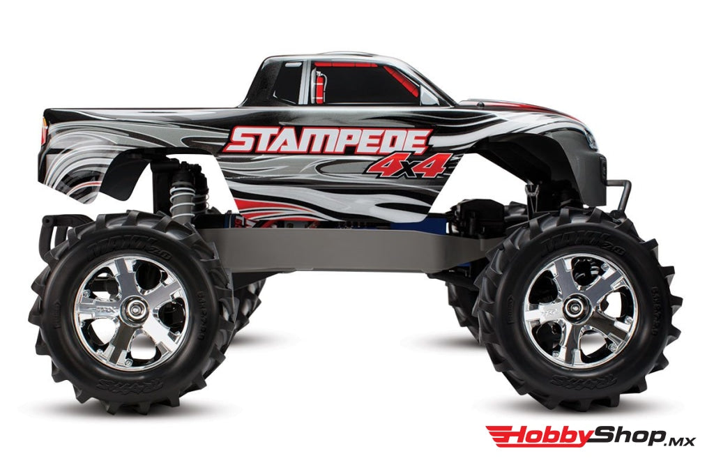 Traxxas - Stampede 4X4 Lcg 1/10 Rtr Monster Truck Plata Sobrepedido