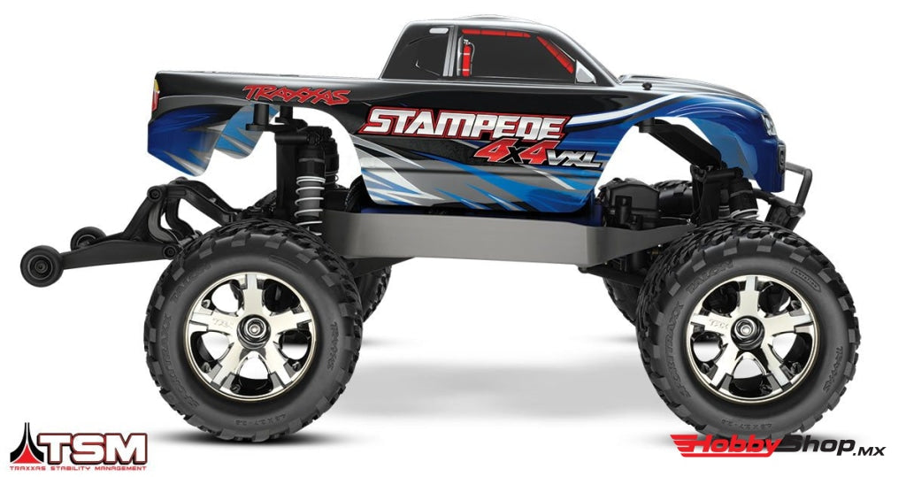 Traxxas - Stampede 4X4 Vxl Brushless 1/10 4Wd Rtr Monster Truck Azul Sobrepedido