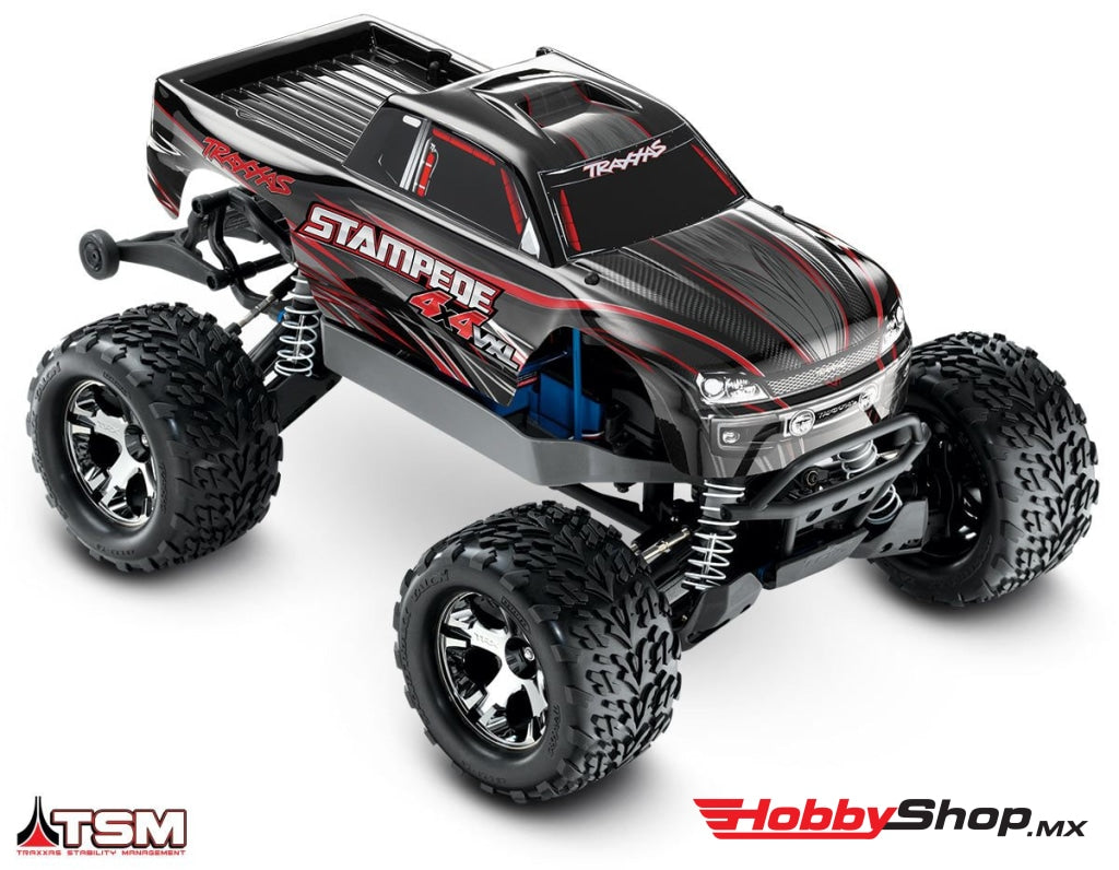 Traxxas - Stampede 4X4 Vxl Brushless 1/10 4Wd Rtr Monster Truck Negro Sobrepedido