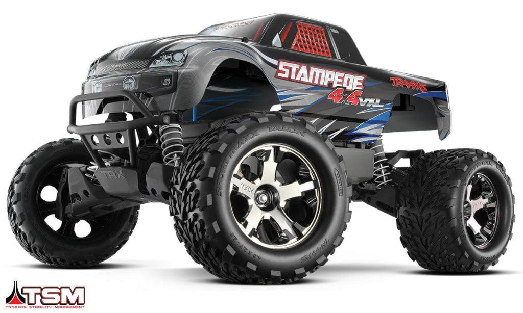 Traxxas - Stampede 4X4 Vxl Brushless 1/10 4Wd Rtr Monster Truck Plata Sobrepedido