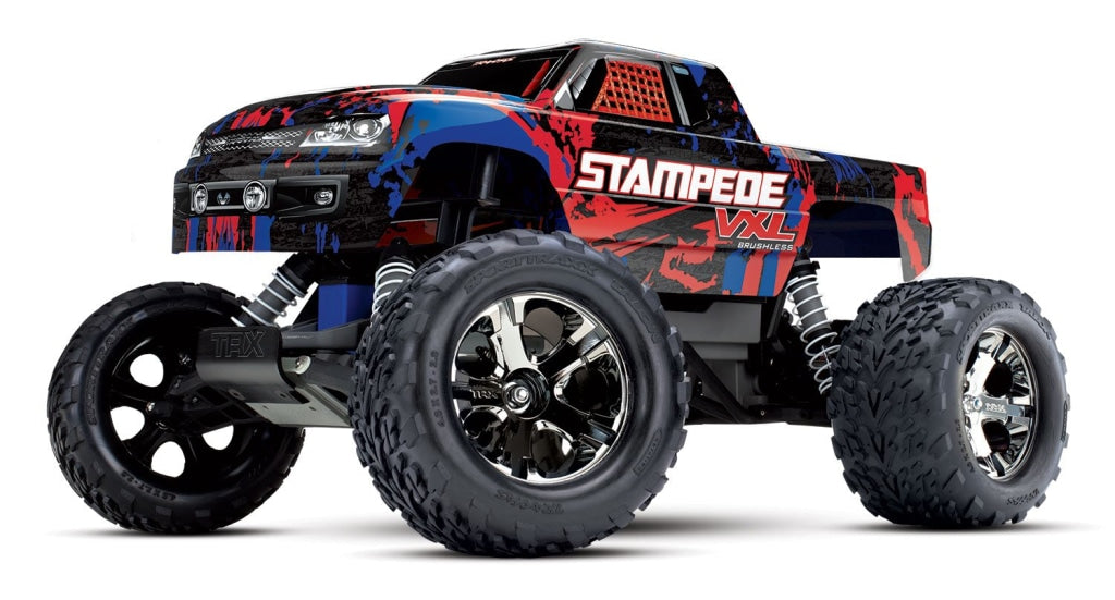 Traxxas - Stampede Vxl Brushless 1/10 Rtr 2Wd Monster Truck Rojo Sobrepedido